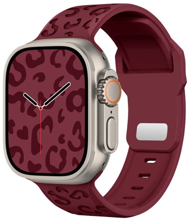 Ремешок для Apple Watch Series 7, Watch Series 8 бордовый