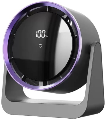 Desktop fan F7 черный, фиолетовый