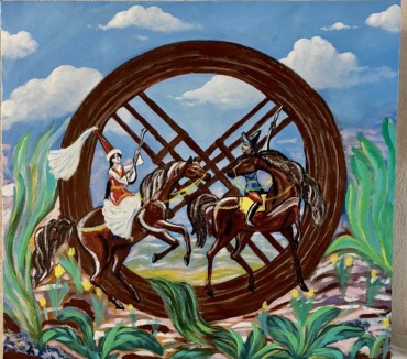 Home Sweet картина Наурыз 60x55 см