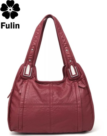 Мини-сумка FULIN экокожа красный