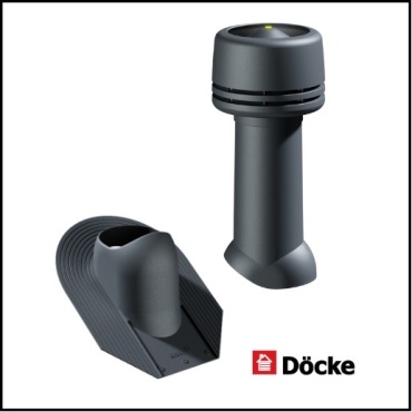 Docke аэратор для плоской кровли 167/650 651x239 мм, серый