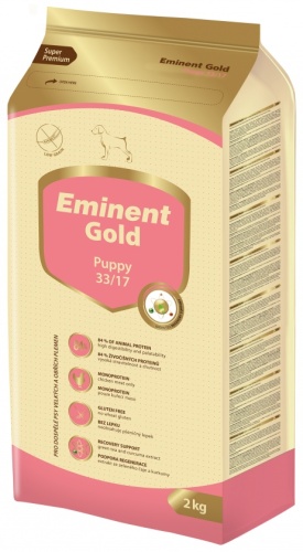 Eminent Gold Puppy супер-премиум для щенков, беременных и кормящих мелких и средних пород 2 кг