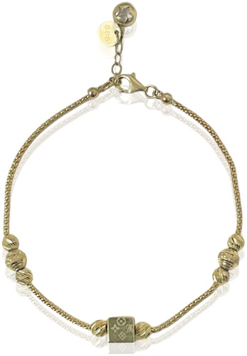 ESTELLA LV-102381 длина 18 см, вес 3.92 г золото, плетение отсутствует