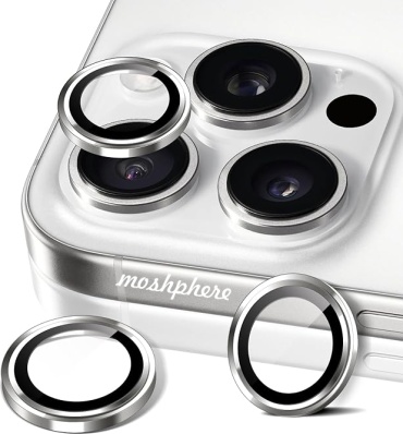 Стекло Moshphere для Apple Iphone 16 Pro Max серый