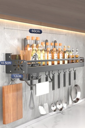 Полка кухонная shelf_kitchen_grey 1 шт, нержавеющая сталь