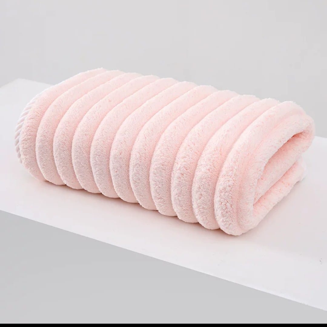 Полотенце Zhako 140x70 см, коралловый флис, 1 шт,
