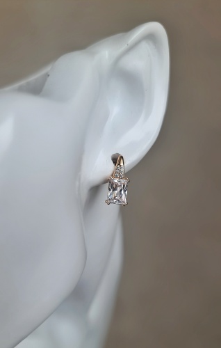 Серьги Xuping медь, цирконий