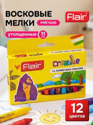 Воск восковой сечение круглое 12 шт