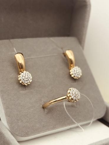 Diamond Exclusive 25111 вес 3.44 г золото, фианит