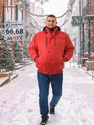 Демисезонная куртка Dekon's красный
