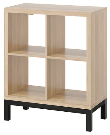 Стеллаж напольный IKEA KALLAX, 77x39x94 см, белый