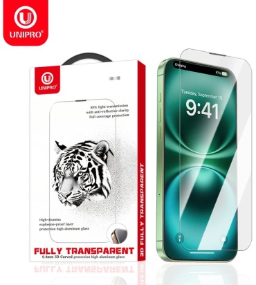 Стекло Unipro для Apple iPhone 15 прозрачный