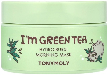 Маска для лица TONY MOLY крем I'm Green Tea, утренняя маска для лица Hydro-Burst, 100 г 100 мл