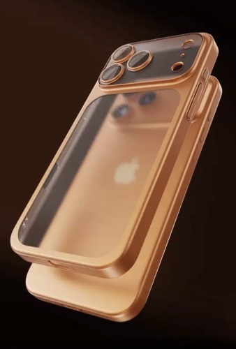 Чехол для Apple iPhone 17 Pro оранжевый