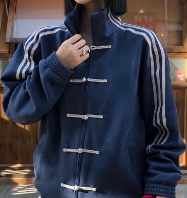 Бомбер синий