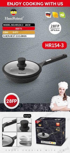 Сковорода Haus Roland HR154-3 28 см , алюминий