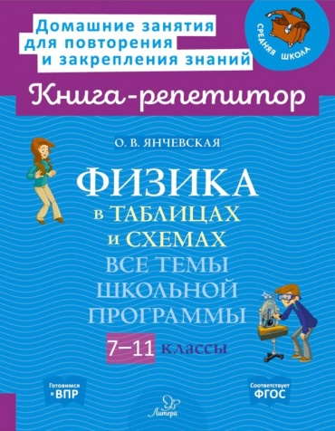 Физика в таблицах и схемах Все темы школьной программы 7-11кл.