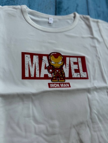 Футболка Marvel желтый, красный