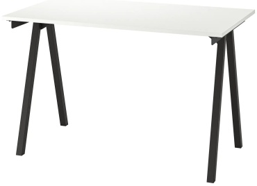 Стол компьютерный IKEA ТРОТТЕН, 120х70x75 см, белый
