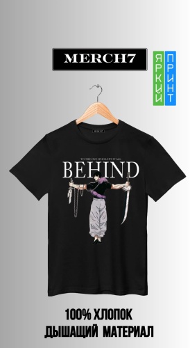 Футболка MERCH7-BEHIND черный
