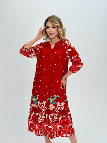 Платье SVOY красный, бордовый