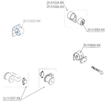Stellox опора двигателя 2551023SX