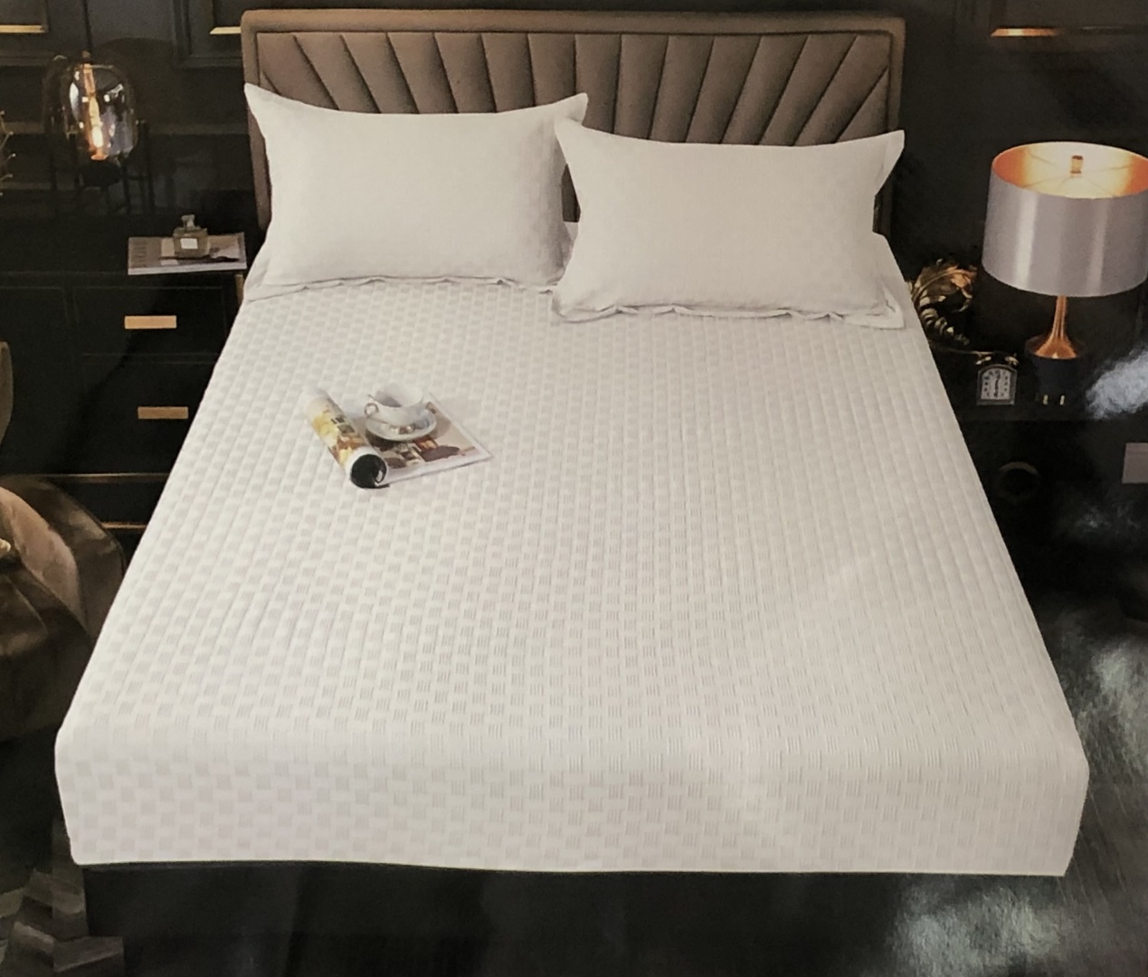 Простыня с наволочками Maison DOR Paris 180x200, хлопок