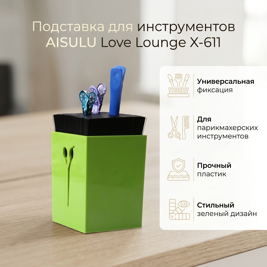 AISULU подставка для расчесок и ножниц Love Lounge X-611