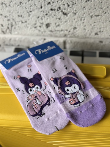 Носки FASHION KIDS SOCKS 7804568 2 пары фиолетовый 34-36