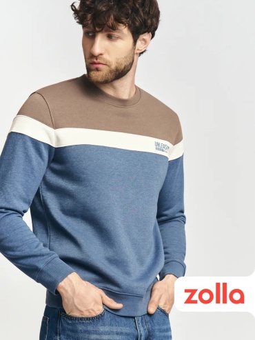Свитшот Zolla синий