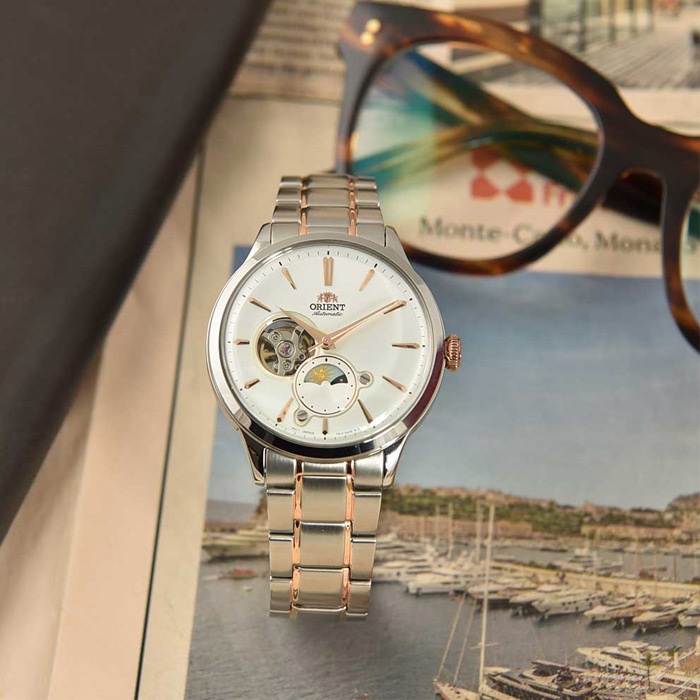Механические ORIENT Original Automatic Sun & Moon Classic нержавеющая сталь
