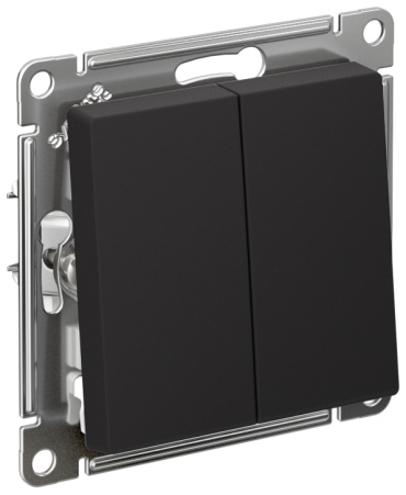 Выключатель клавишный Systeme electric ATN001051, карбон