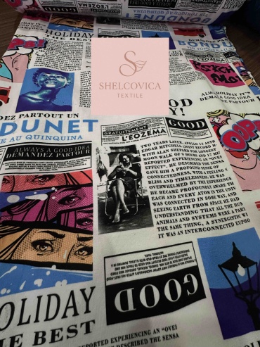 Ткань кулирка Shelcovica_textile длина: 100 см мультиколор