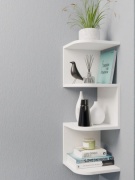 Полка 07887867, 25х25x72 см, белый