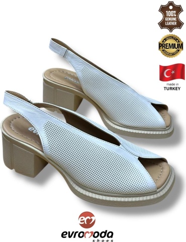 Босоножки Evromoda белый