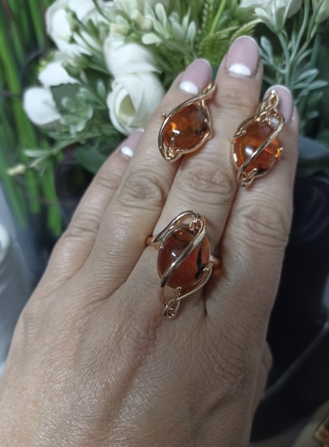 Xuping Jewelry бижутерный сплав, янтарь