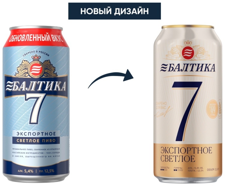 Купить Балтика 7 пиво светлое, фильтрованное 5.4% 0.9 л в Алматы – Магазин на Kaspi.kz