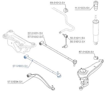 Stellox рычаг подвески 5751033SX