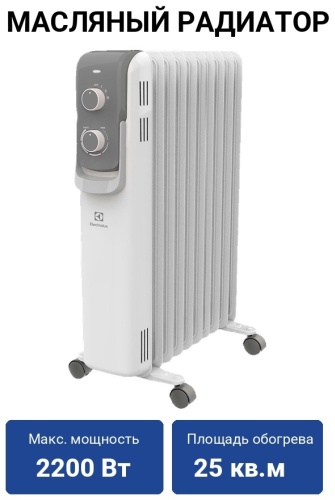Масляный радиатор Electrolux EOH/M-7221 белый