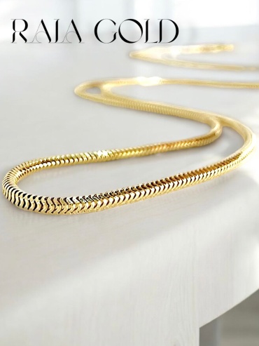 Raia Gold 400087 длина 55 см, вес 9.64 г золото, плетение снейк