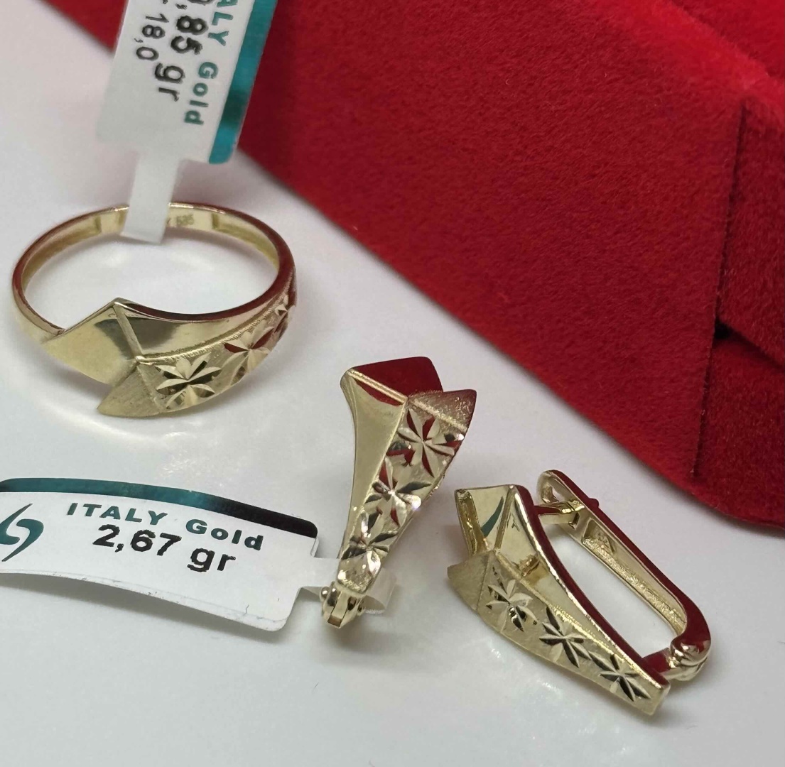Exclusive Gold Aij796 вес 3.52 г золото, без вставок