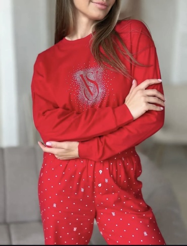 Пижама Victoria’s Secret красный