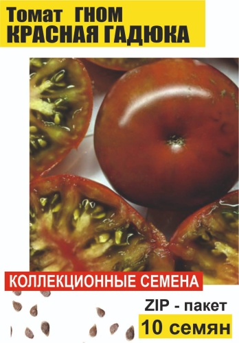 Томат Гном Красная гадюка