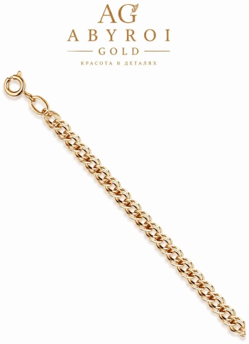 ABYROI GOLD 0602 длина 18 см, вес 1.1 г золото, плетение нонна