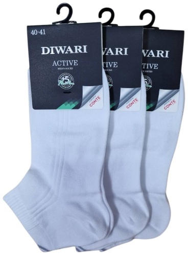 Носки DIWARI 3 пары белый 40-41