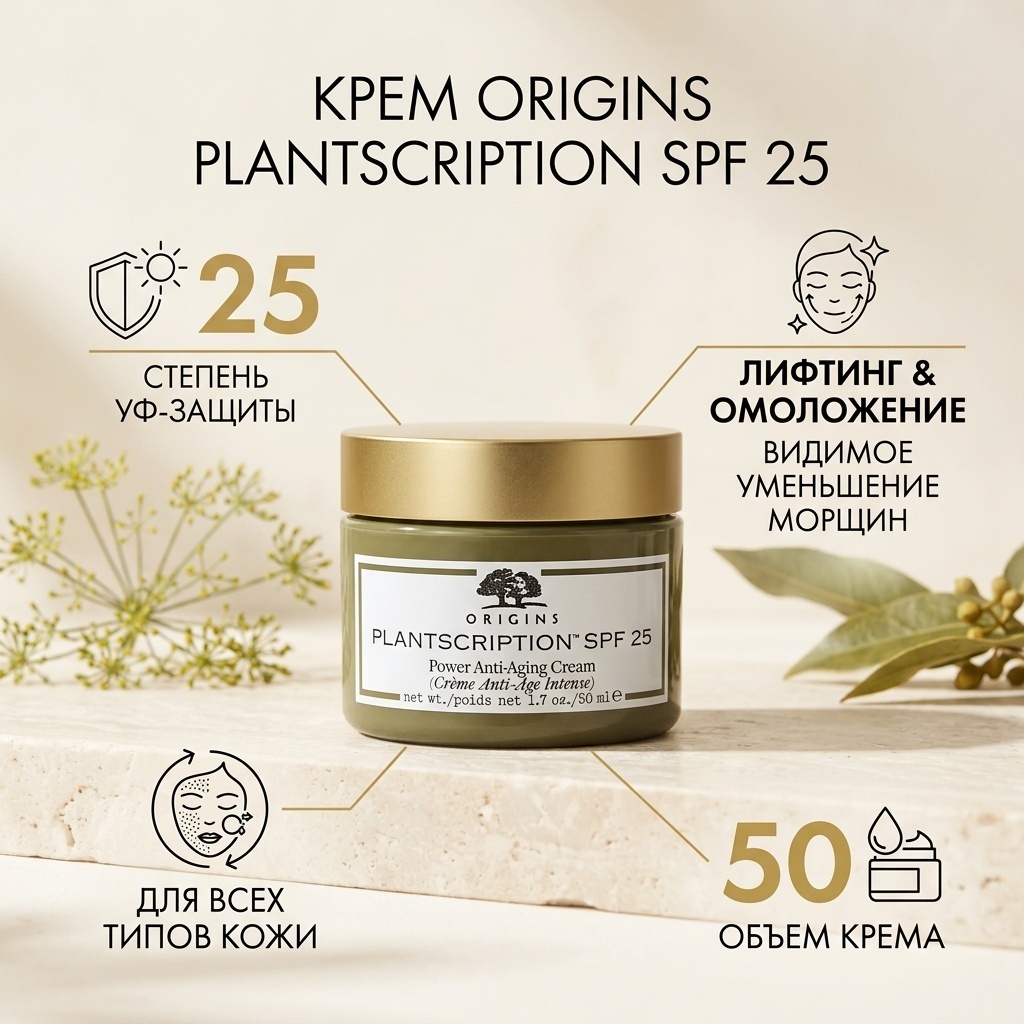 Origins крем Plantscription SPF25 для лица 50 мл