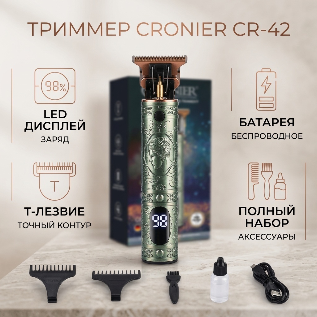 Электробритва Cronier CR-42 роторная