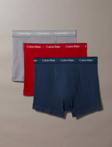 Боксеры Calvin Klein синий, серый, красный