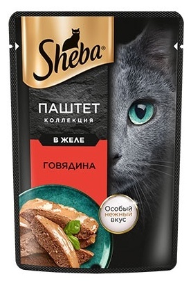 Sheba паштет говядина 75 г 1 шт