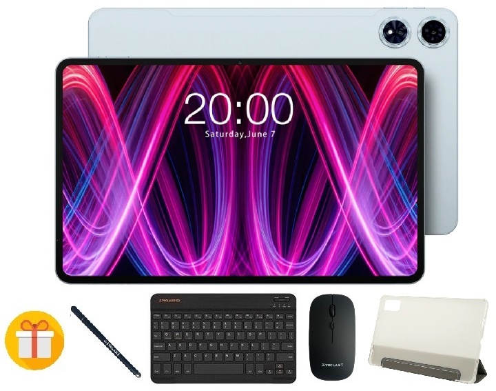 Планшет Teclast T60 Plus 12 дюйм 6 Гб/128 Гб голубой + подарок
